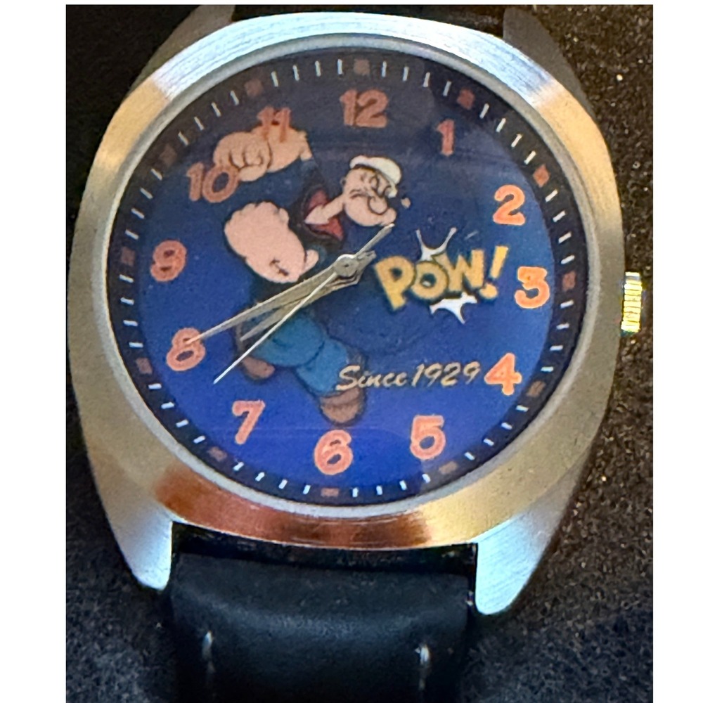 Popeye 75th Anniversary Watch in Tin 2004 King Features Japan Movement 0592